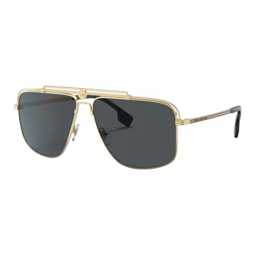 VERSACE Металл Aviator Солнцезащитные очки Мужские Золотые