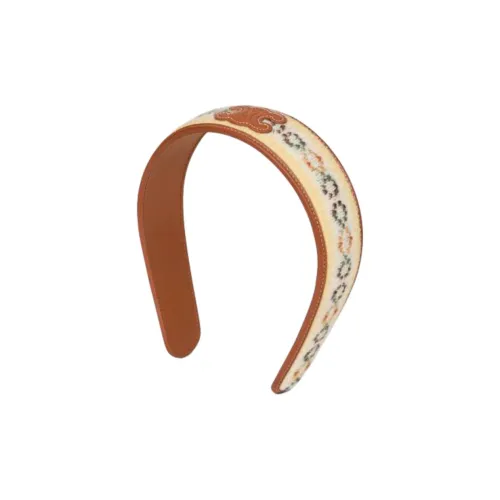 CELINE Шерсть Резинки для волос Женские Желтые