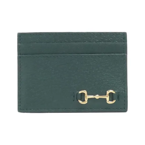 GUCCI Кожа Держатель для карт Мужской Зеленый