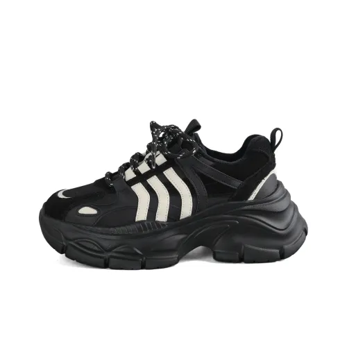 Shougu противоскользящие низкие топовые кроссовки с толстой подошвой женские