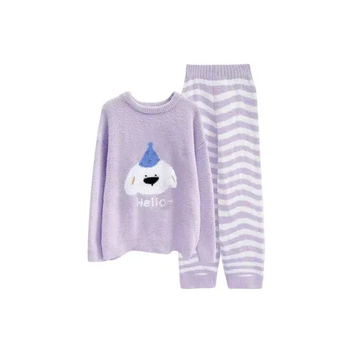 WANANNI Пижамный комплект женский фиолетовый