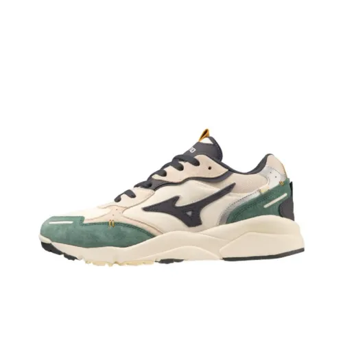 Mizuno Sky Medal Амортизаторы Shock противоскользящие низкий топ повседневная беговая обувь унисекс бежевый