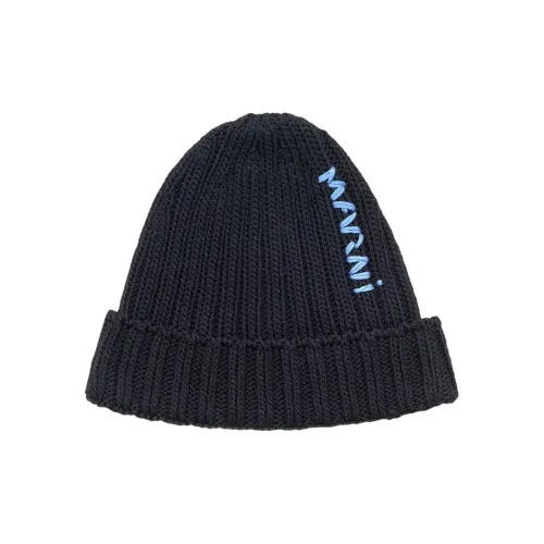 MARNI Cotton Шапки-бини Мужской Черный