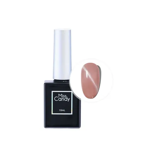 Miss Candy Glass Beads Cat Eye Гель-лак 10 мл Каштаново-коричневый