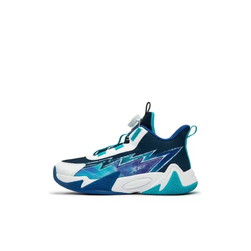 XTEP Детские баскетбольные кроссовки High Top Midnight Lyon Blue Kids