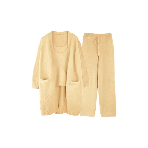 WANANNI Пижамный комплект женский желтый