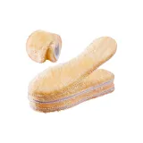 [3 шт Бежевый] Удлиненный Флисовая подкладка Теплоизоляционный