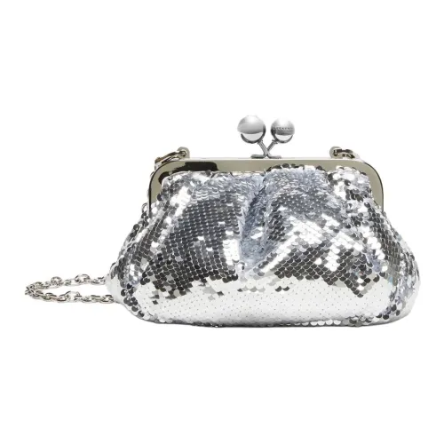 WEEKEND MaxMara Полиэстер Одно плечо Через плечо Клатч Маленький Women's Silver