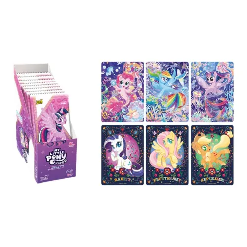 KAYOU Сумеречная искра Paulie The Пони Huiyue Пачка 6 Bullets IP Аниме Карточки 18 Пачек Коробка