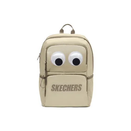 Skechers Ткань Рюкзак Обычный Унисекс Олень Флис Цвет Большой Стикер с Глазами Упакован Индивидуально