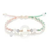 Браслет "Peaceful Радость" (Зеленый шнурок)