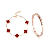 Красный клевер четырехлистный, коллекция