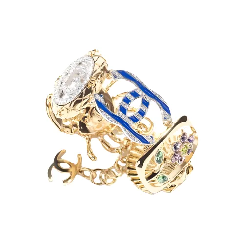 CHANEL Металл Цветная глазурь Смола Стразы Браслеты Женские Золото