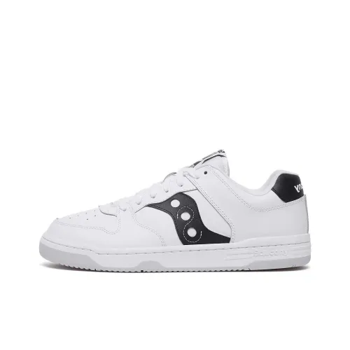 Saucony Slip-resistant Shock Absorbers Низкие Кроссовки для скейтбординга Унисекс Белый Черный