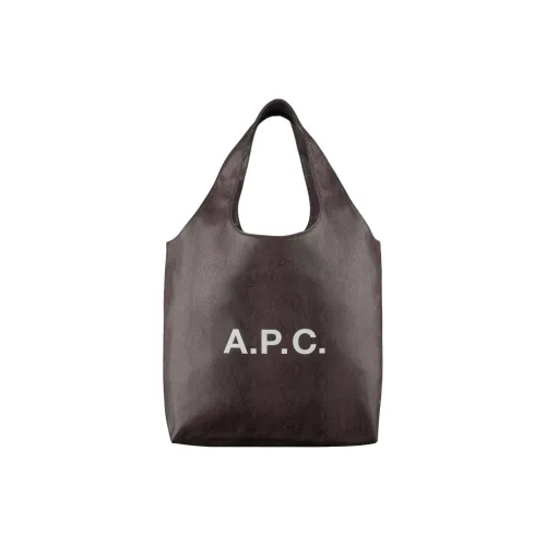 A.P.C Ninon Полиуретан Тоут Сумка Сумка для покупок Сумка Унисекс Ежевика