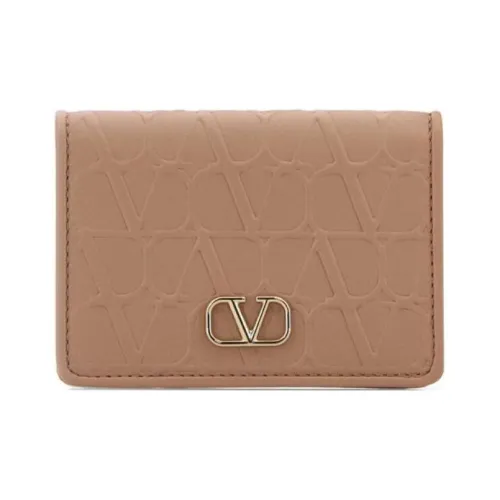 Valentino Garavani кожа кошелек женский розовый