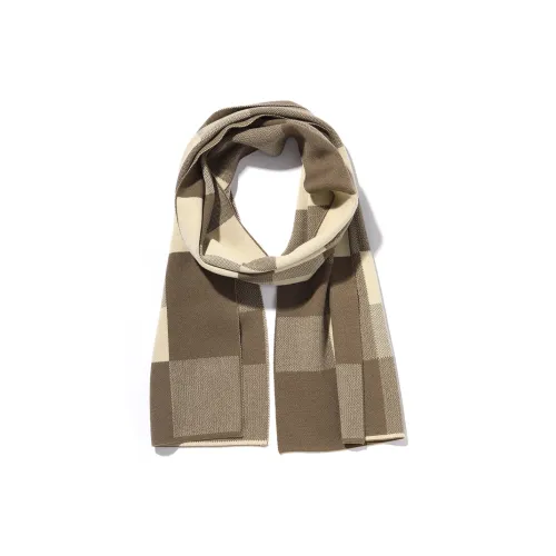 Clect Вязаные шарфы из полиэстера и хлопковой смеси для мужчин