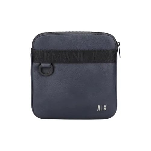 ARMANI EXCHANGEAE Полиуретан с полиэстером сумка через плечо мужская сумка темно-синий