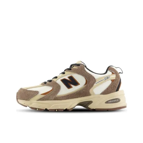New Balance NB 530 Беговые кроссовки Низкий топ Белый Умбра Мужской