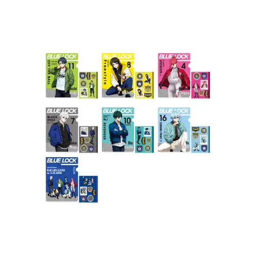 BANDAI Blue Lock H AWARD Прозрачный Folder и Набор мерча по IP с наклейками