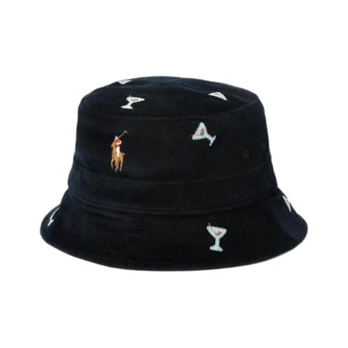 Polo Ralph Lauren Хлопок Эластан Шляпы ведра Мужской Черный