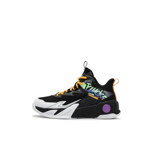 XTEP Детские баскетбольные кроссовки High Top Черный Xtep Белый Kids