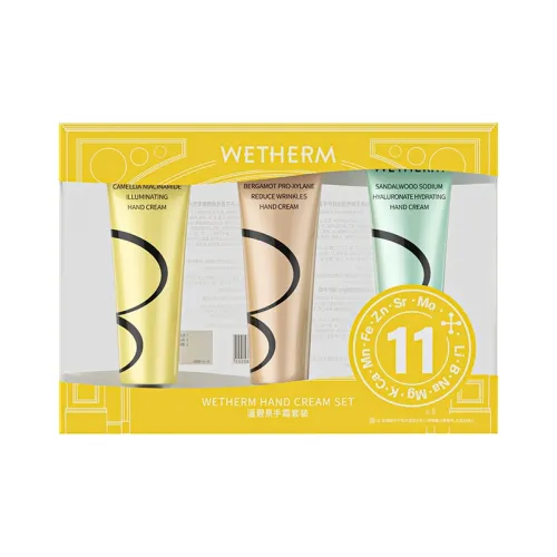 WETHERM Hand Cream Box Будда Hand+Камелия+Сандаловое дерево Устойчивый к морщинам Ароматический Увлажняющий 50г Упаковка