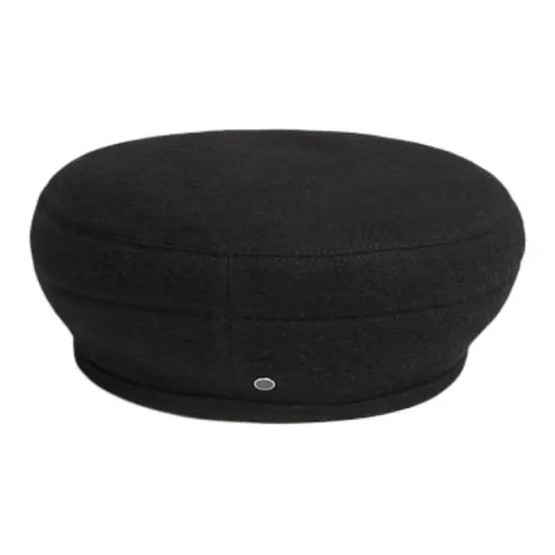 HERMES Береты Женские Черный Серый