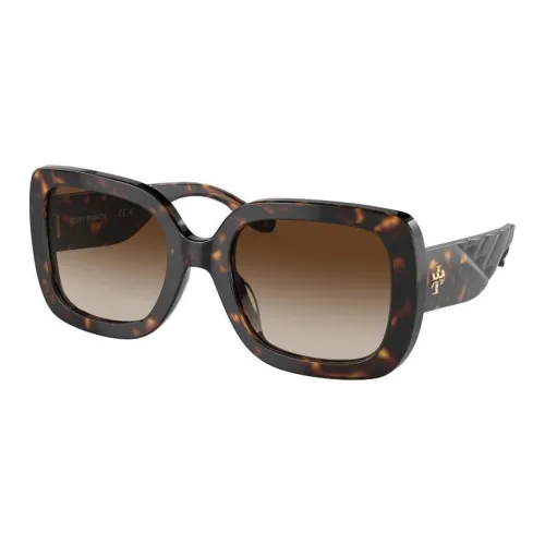 TORY BURCH Пластик Бабочка Солнцезащитные очки Женские Черепаховый