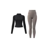 [Осенние и зимние комплекты одежды с флисовой подкладкой] Звездный черный + хаки