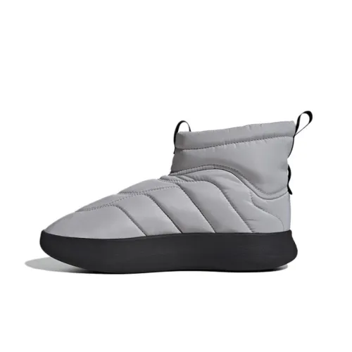 Adidas Adipuff Slip Resistant Abrasion Resistant High Top Casual Unisex Gray Адидас Adipuff Slip Resistant Abrasion Resistant High Top Casual Unisex Серый