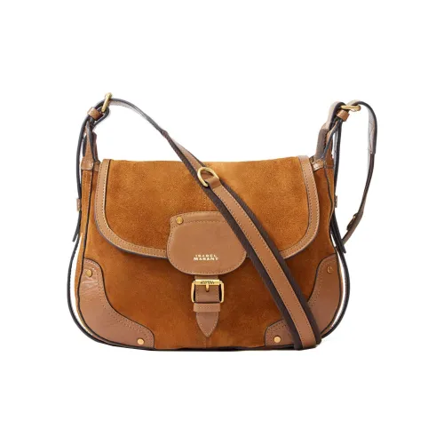 ISABEL MARANT Телячья кожа Сумка через плечо Сумка на плечо Маленькая Женская Коричневая