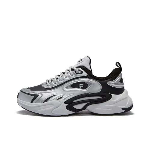 FILA FUSION FORCE WE Низкий Топ Casual Мужской Серебристо-Серый