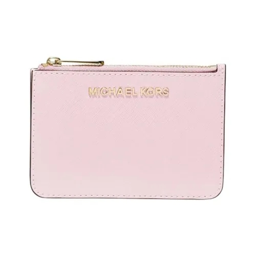 MICHAEL KORS Jet Set Коровья кожа Монетница Маленький Женский Румяно-розовый