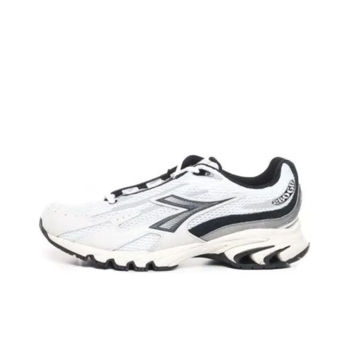 Diadora Heritage Slip-resistant Abrasion-resistant Low Top Casual Shoes Men's White Black Diadora Heritage Противоскользящие Аbrasion-resistant Низкие Кеды Повседневная Обувь Мужская Белый Черный