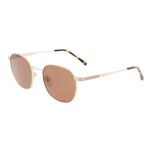 LACOSTE Металл OVAL SUNGLASSES Унисекс Золотой