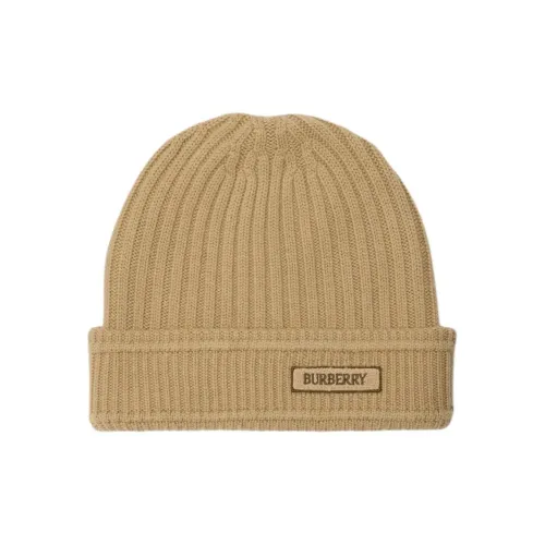 Burberry Шерстяная Вязаная Шапка С Логотипом Трикотажная Шапка Из Шерсти