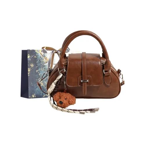 Iman's House ПУ (полиуретан) Сумка через плечо сумка на плечо Женская Коричневый Кофейный Черный