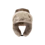 Кожа, круглый логотип, хаки