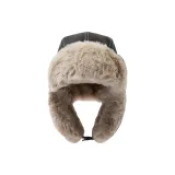 Кожа, круглый логотип, черный