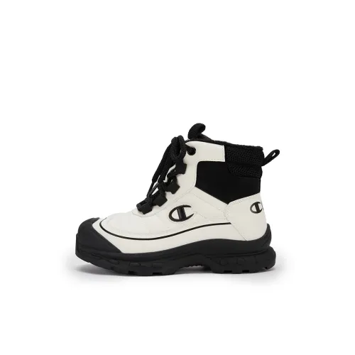 Champion Kids Термостойкие Высокие Детские Ботинки Бежево-Черные для Дети Возрастом 3-7 Лет
