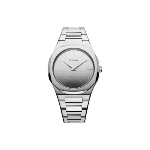 D1 MILANO Watch Кварцевый механизм Нержавеющая сталь Ремешок 38 мм Серебристый циферблат Унисекс