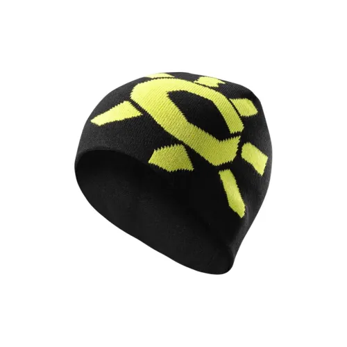 KAILAS Шапки-бини Унисекс Глубокий черный Лаймово-зеленый
