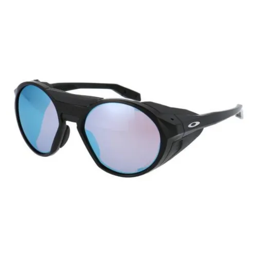 Oakley Ацетат Круглые Солнцезащитные Очки Мужские Черные