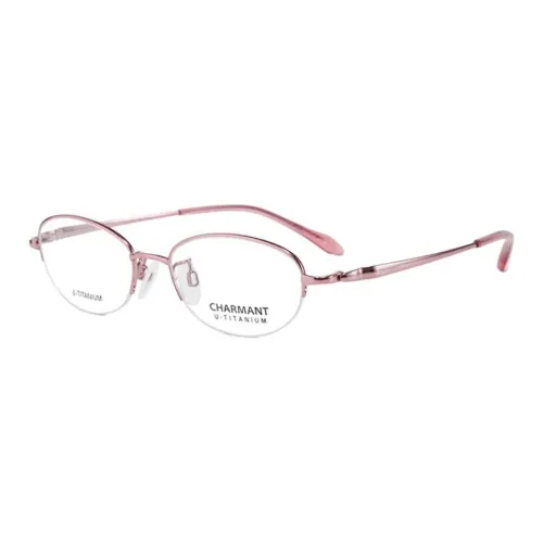 CHARMANT β-титан β-титан Сплав Овал Оправы для очков Женские Розовый