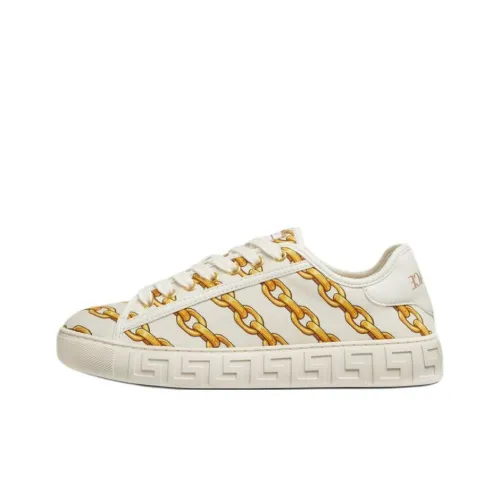 VERSACE Greca Low-Top Canvas Shoes Women's