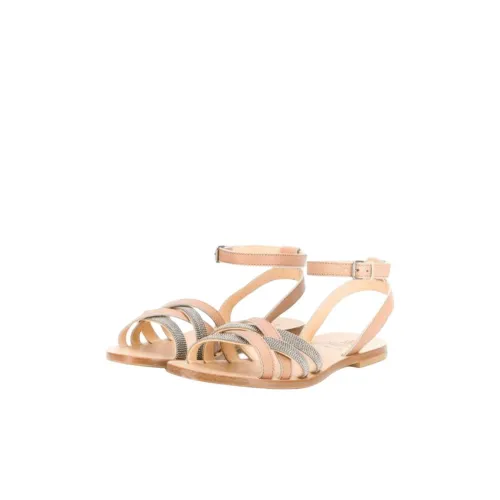 Brunello Cucinelli Детские сандалии Коричневый Kids