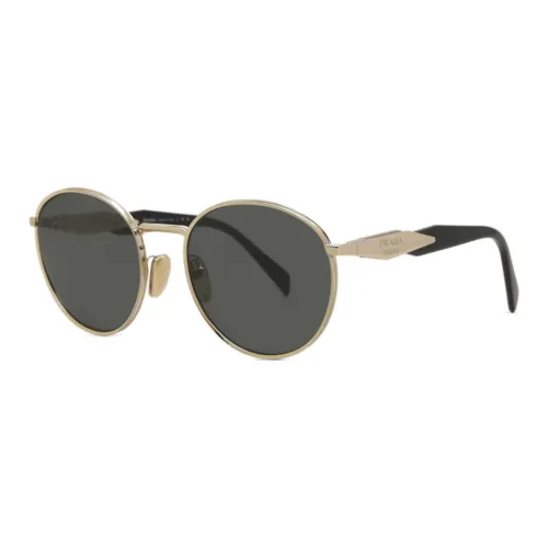 PRADA Металл OVAL SUNGLASSES Женские Золотой
