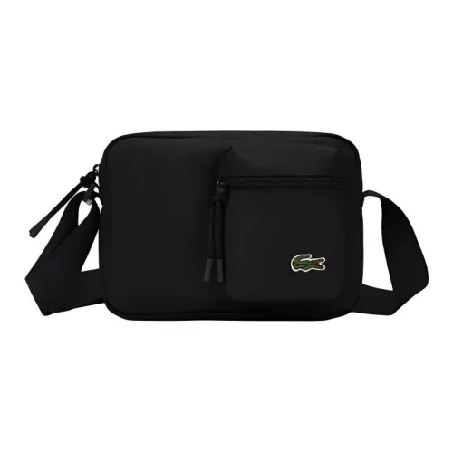 LACOSTE Сумка через плечо из ткани стандартная унисекс черная