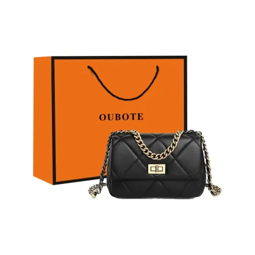 OUBOTE Сумка через плечо из коровьей кожи сумка на плечо обычная женская черная